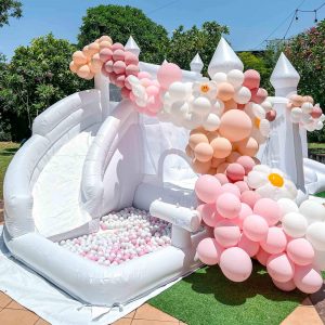 white bouncy castle indonesia