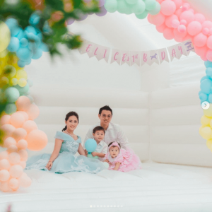 white bouncy castle indonesia